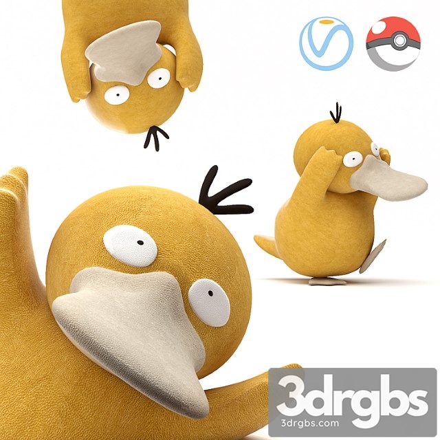 PsyDuck 3dsmax Download - thumbnail 1