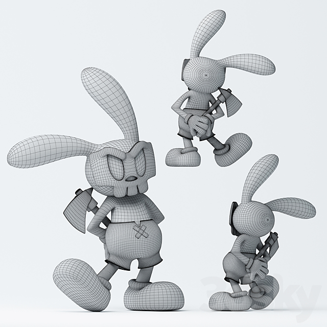 Rabbit 3DSMax File - thumbnail 3