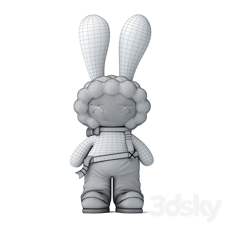 rabbit toys 3DS Max - thumbnail 2