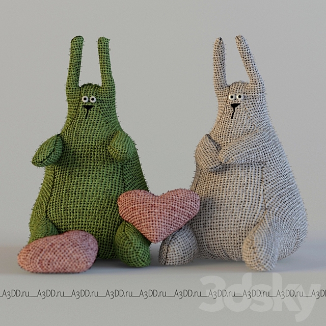 Rabbits 3ds Max - thumbnail 1