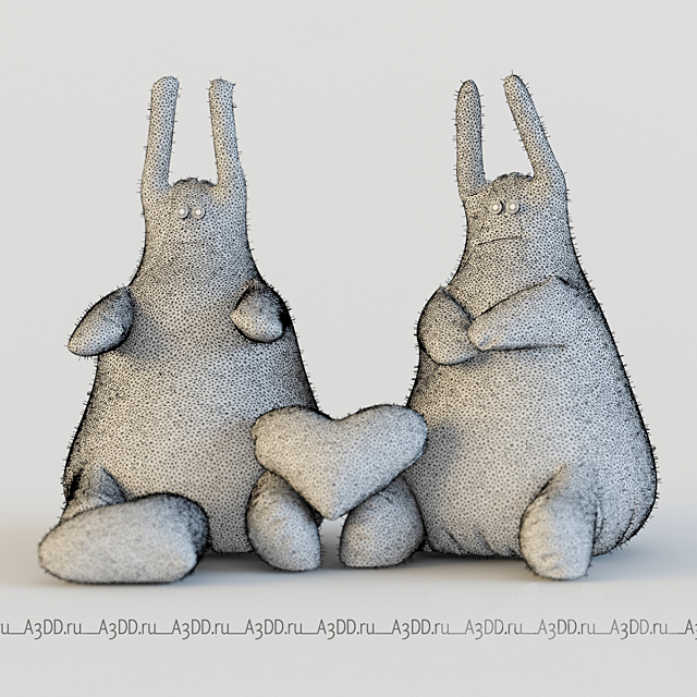 Rabbits 3ds Max - thumbnail 3