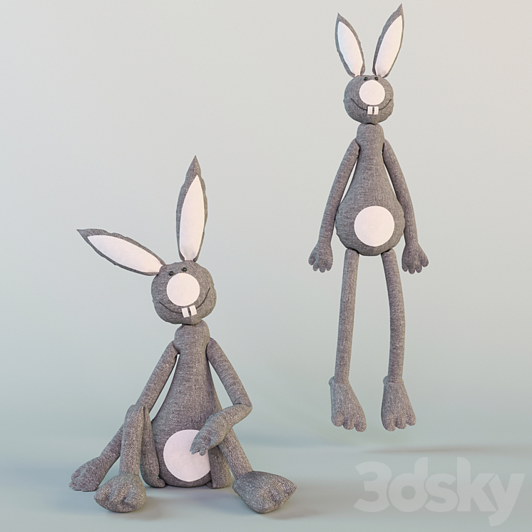 rabbits 3DS Max - thumbnail 1