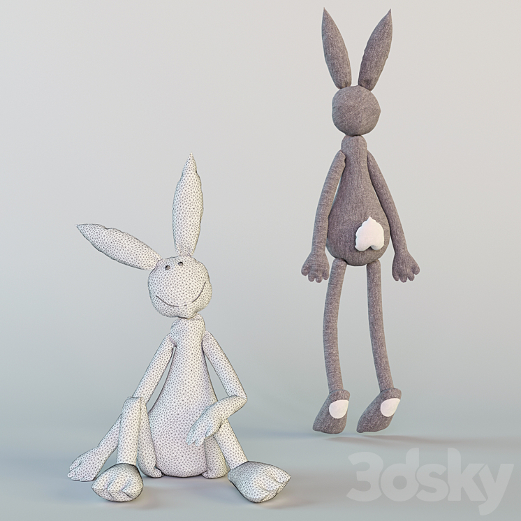 rabbits 3DS Max - thumbnail 2