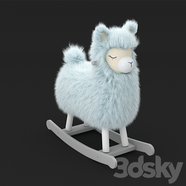 Rio rocking llama 3ds Max - thumbnail 1