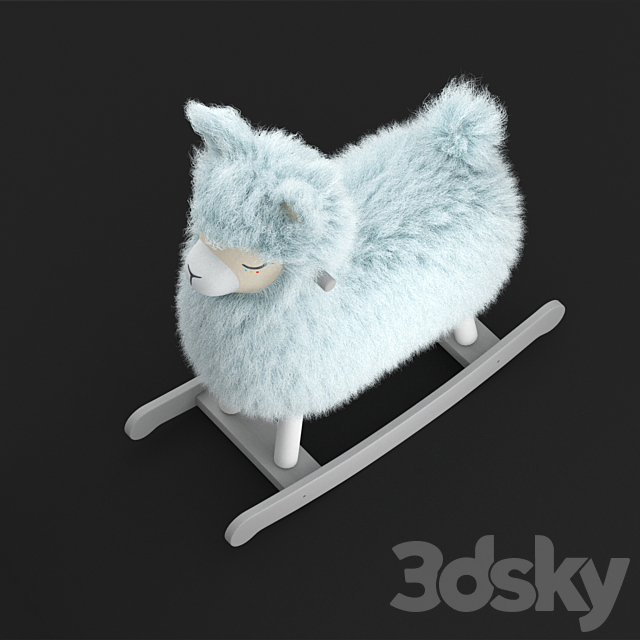 Rio rocking llama 3ds Max - thumbnail 2