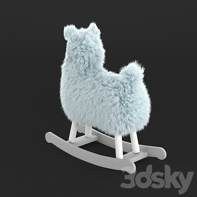 Rio rocking llama 3ds Max - thumbnail 3