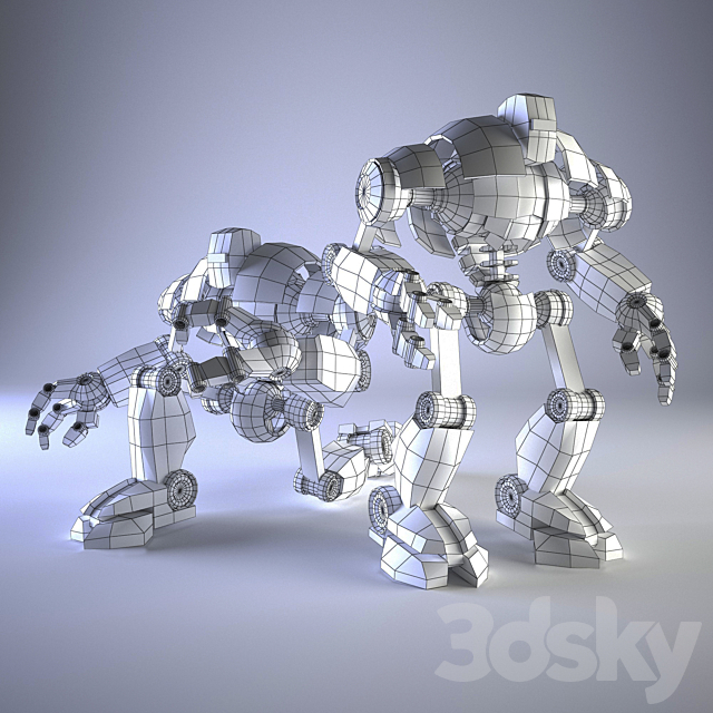 Robot 3DSMax File - thumbnail 2