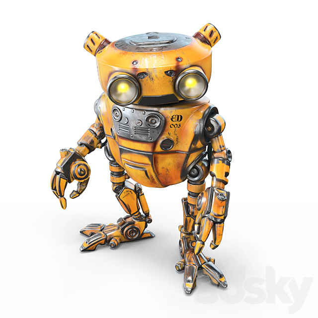 Robot Eddie 3DSMax File - thumbnail 2