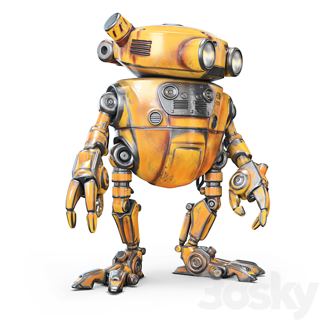 Robot Eddie 3DSMax File - thumbnail 3