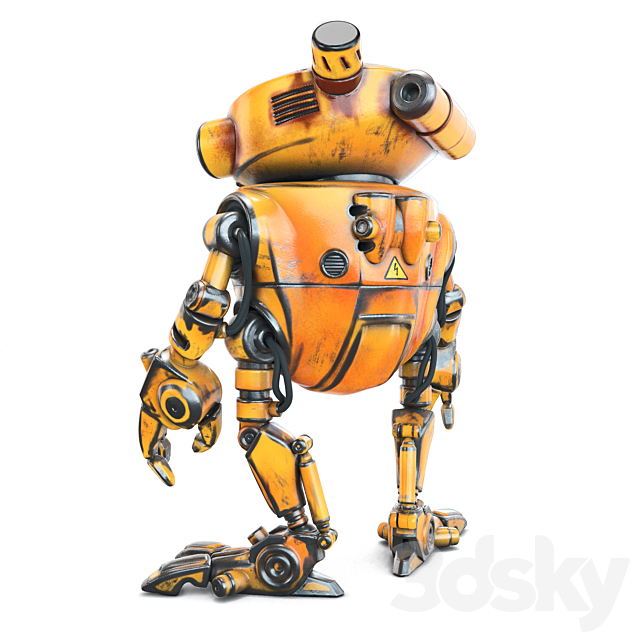 Robot Eddie 3DSMax File - thumbnail 4