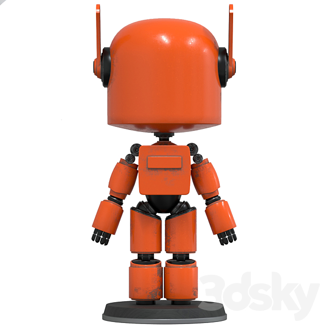 robot from the series “love death and robots” 3DS Max Model - thumbnail 2