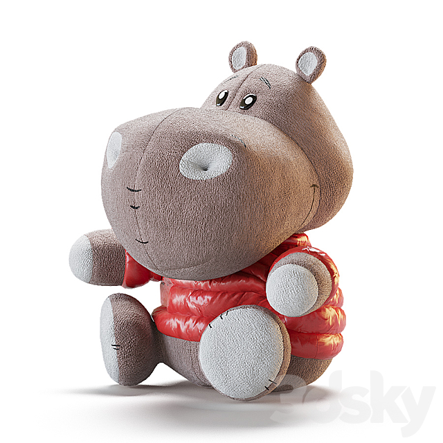 Set of soft toys 2 3DS Max Model - thumbnail 2