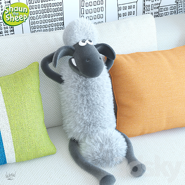 Shaun the sheep (lamb Sean) 3ds Max - thumbnail 1