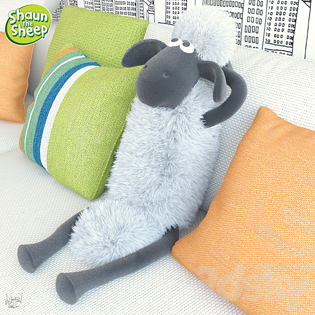 Shaun the sheep (lamb Sean) 3ds Max - thumbnail 2