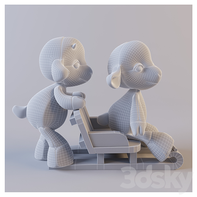 Sheep and goat 3DS Max Model - thumbnail 2