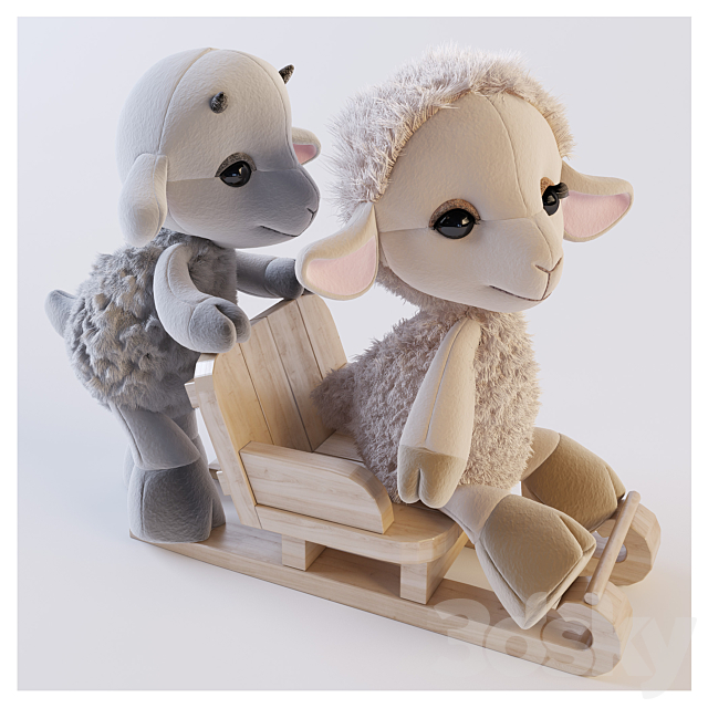 Sheep and goat 3DS Max Model - thumbnail 3