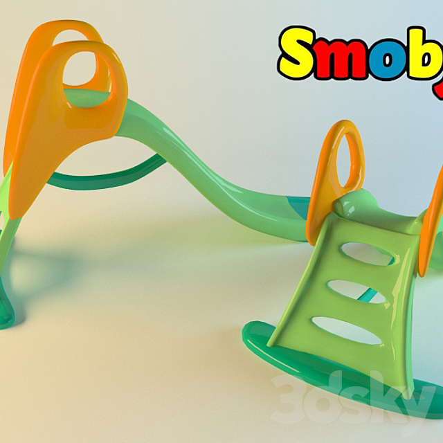 Smoby baby slide 3ds Max - thumbnail 2