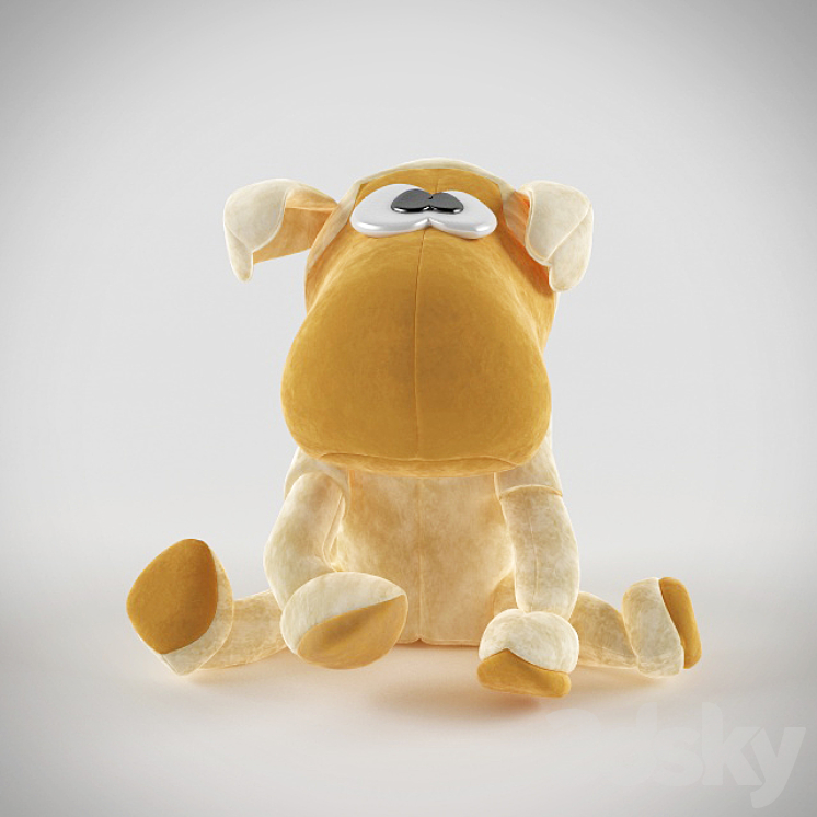 soft toy sheep 3DS Max - thumbnail 1