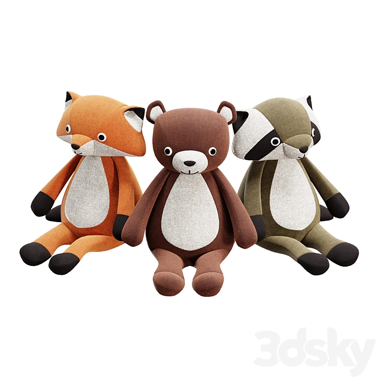 soft toys 3DS Max Model - thumbnail 2