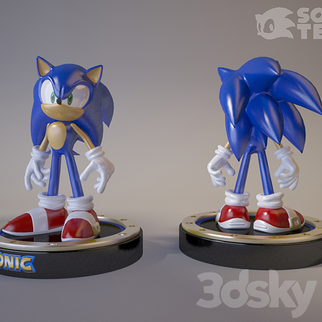 Sonic 3ds Max - thumbnail 1