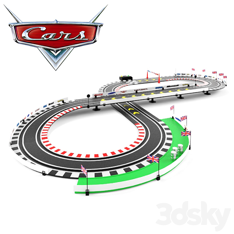 Speedway "Cars London" 3DS Max - thumbnail 1