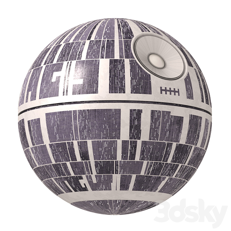 Star Wars Death Star 3DS Max - thumbnail 1