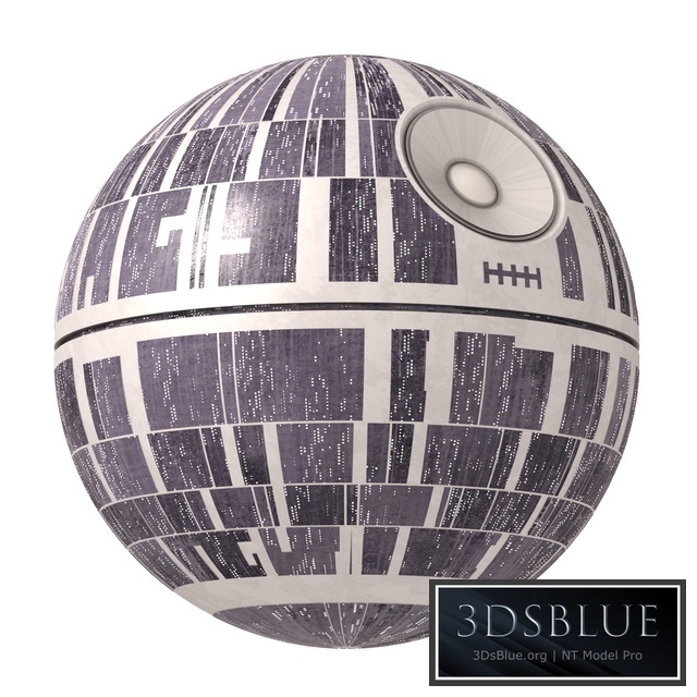 Star Wars Death Star 3DS Max - thumbnail 3