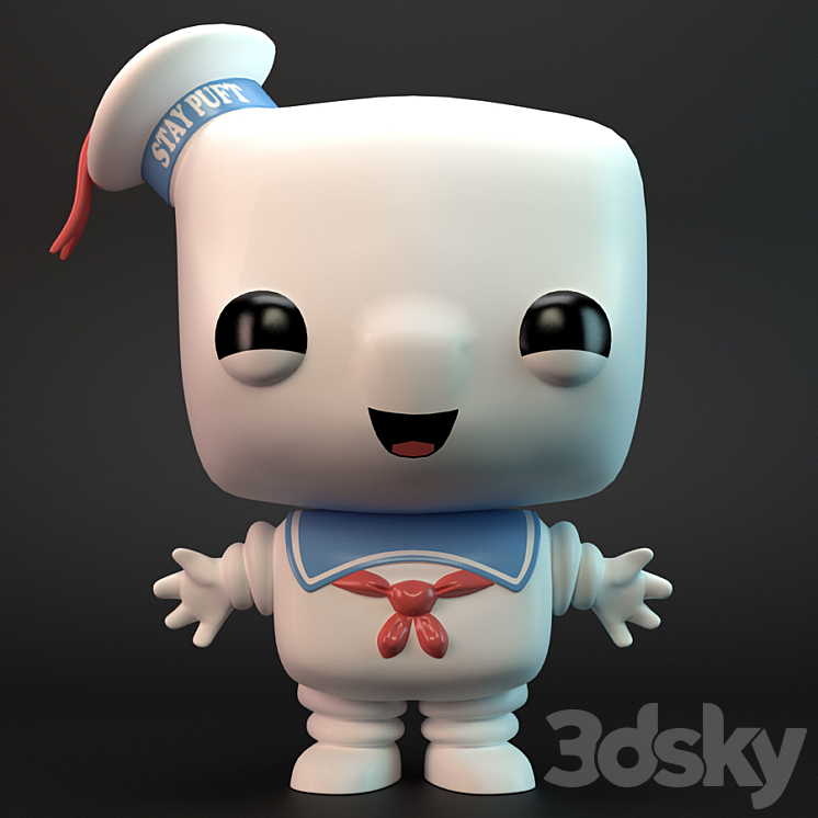 Stay Puft Pop 3DS Max Model - thumbnail 1