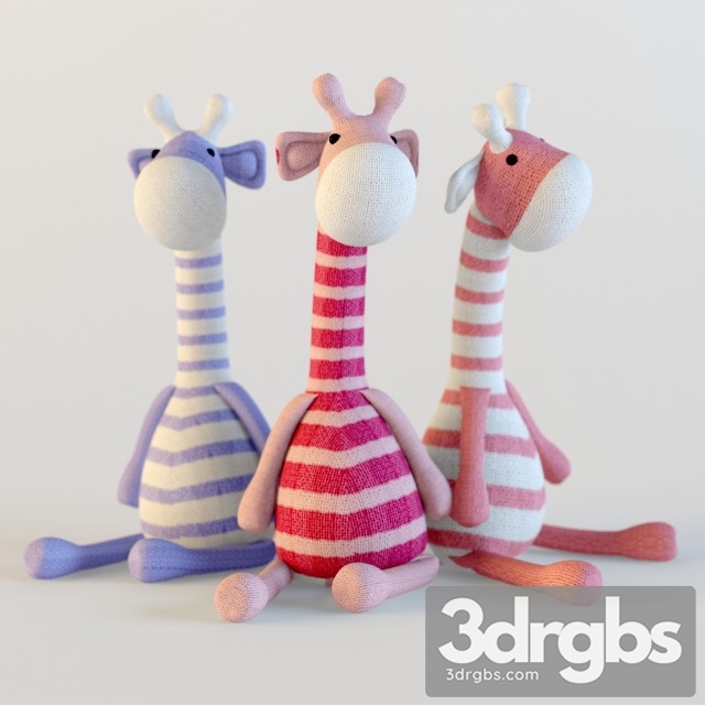 Stuffed Animals Ziraf 3dsmax Download - thumbnail 1