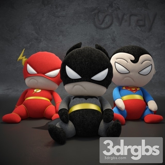 Super Hero Toy 3dsmax Download - thumbnail 1