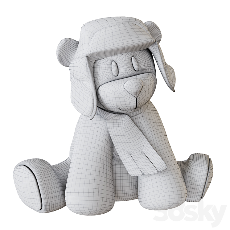 Teddy Bear 3DS Max - thumbnail 2