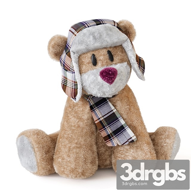 Teddy Bear 3dsmax Download - thumbnail 1