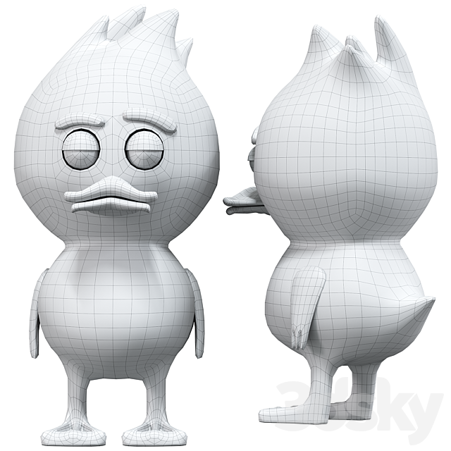 The Ugly Duck Toys (TUD) 3DSMax File - thumbnail 3