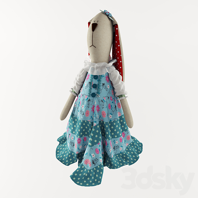 Tilda Doll Bunny 3DSMax File - thumbnail 1