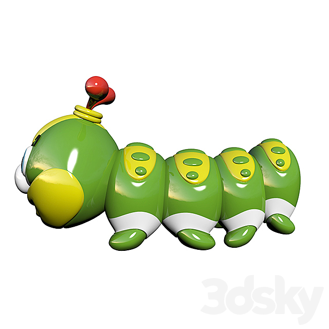 Toy Caterpillar 3DSMax File - thumbnail 1