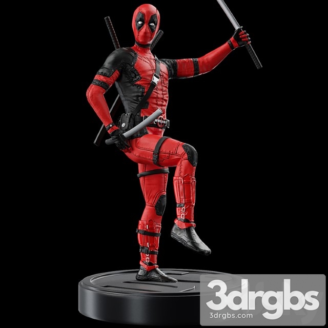 Toy Deadpool 3dsmax Download - thumbnail 1