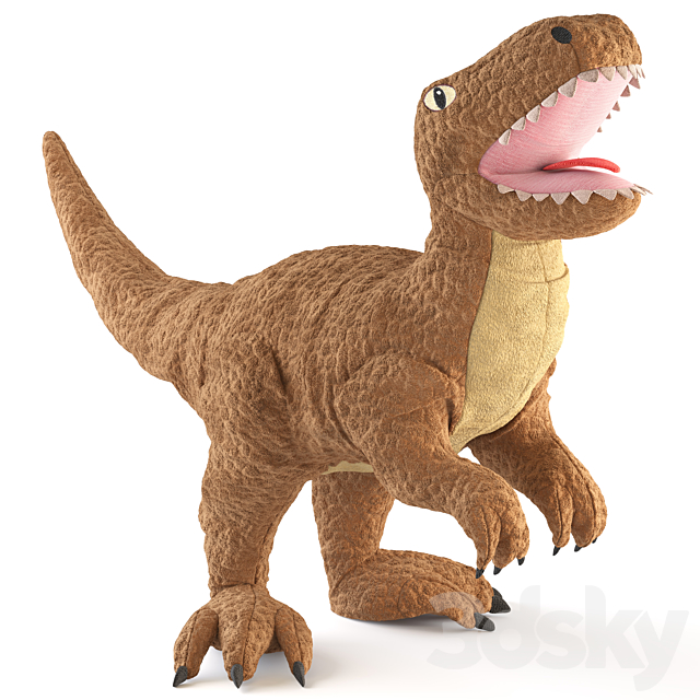 Toy dinosaur IKEA JATTELIK YETTELIK 3DS Max Model - thumbnail 2