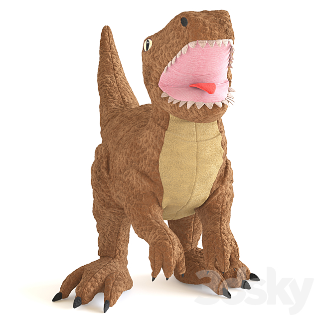 Toy dinosaur IKEA JATTELIK YETTELIK 3DS Max Model - thumbnail 3