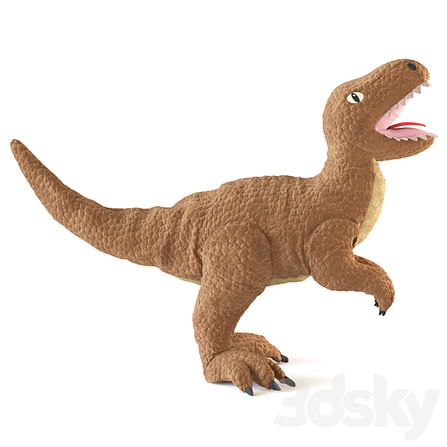 Toy dinosaur IKEA JATTELIK YETTELIK 3DS Max Model - thumbnail 4