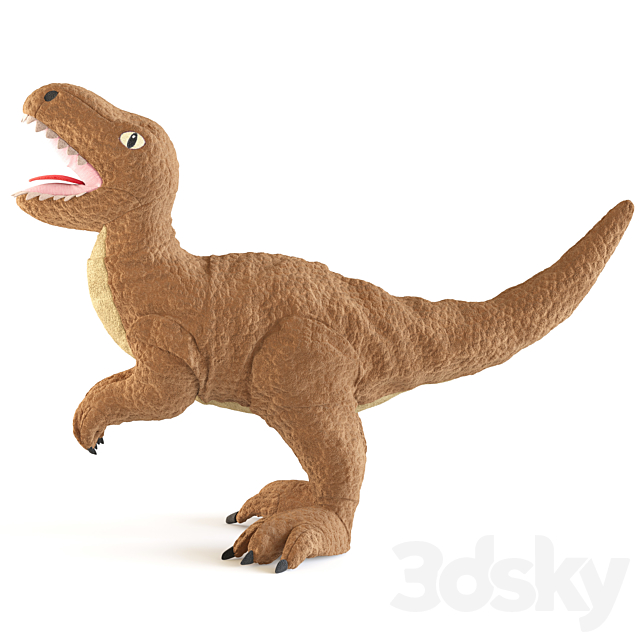 Toy dinosaur IKEA JATTELIK YETTELIK 3DS Max Model - thumbnail 5