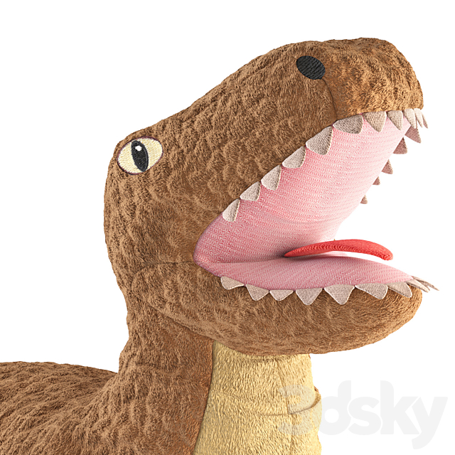 Toy dinosaur IKEA JATTELIK YETTELIK 3DS Max Model - thumbnail 6