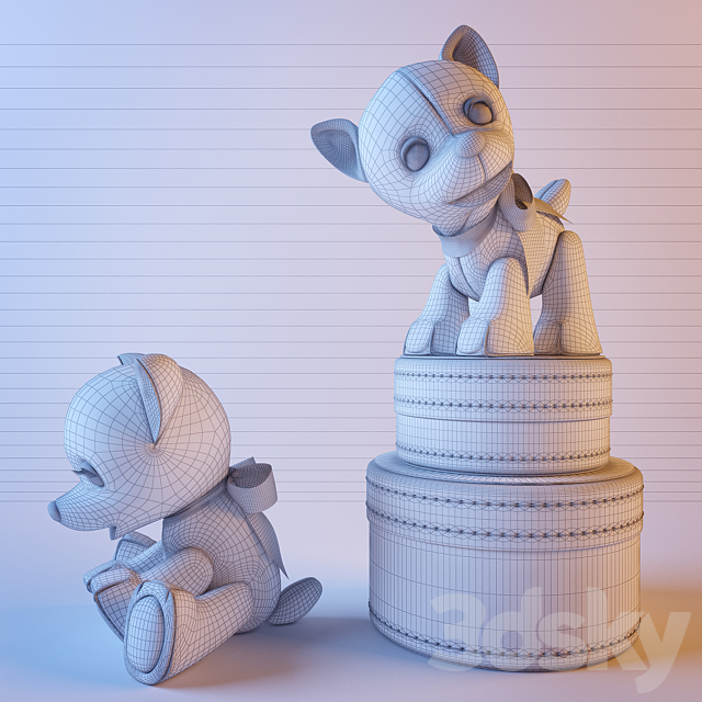 Toy dog 3DSMax File - thumbnail 2