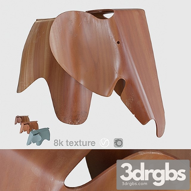 Toy Eames Elephant 3dsmax Download - thumbnail 1