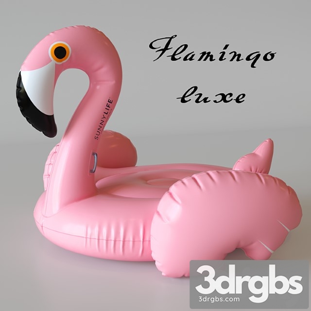 Toy Float Inflatable Flamingo Luxe 3dsmax Download - thumbnail 1