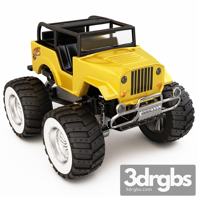 Toy Inertial Suv Offroad 4×4 3dsmax Download - thumbnail 1