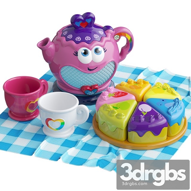 Toy Leapfrog Tea Set 3dsmax Download - thumbnail 1