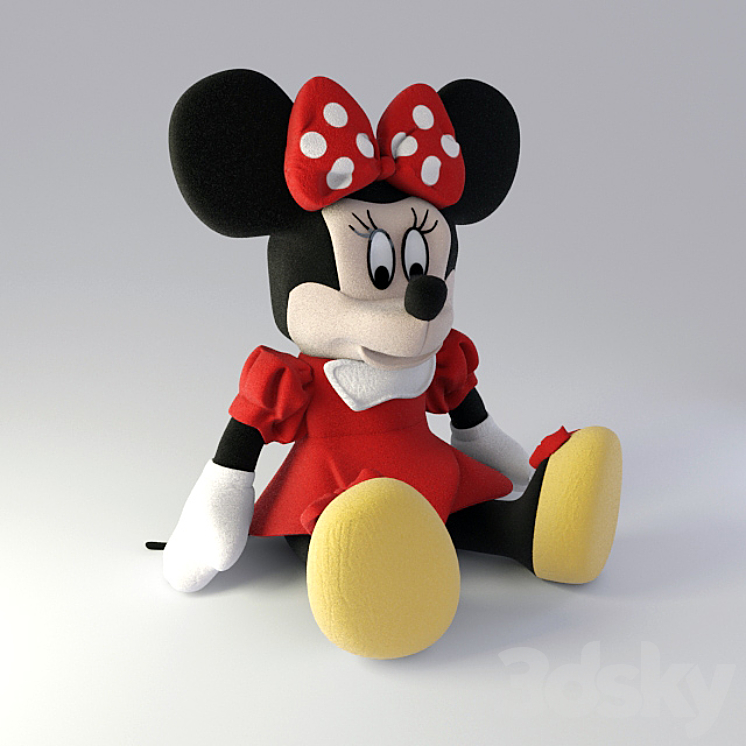 Toy Minnie (Mini) 3DS Max - thumbnail 1