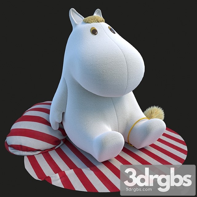 Toy Moomin Troll Girl 3dsmax Download - thumbnail 1