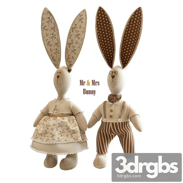 Toy Mrs Ms Bunny 3dsmax Download - thumbnail 1