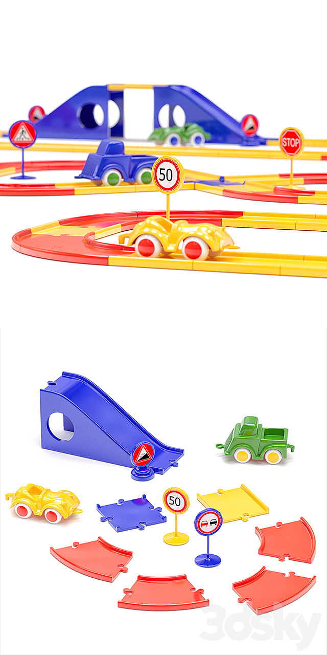 Toy road 3DSMax File - thumbnail 2